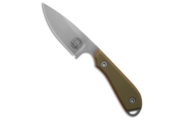 Image of White River Knife &amp; Tool M1-PRO MagnaCut Fixed Blade Knife, 3.00in, CPM MagnaCut, Drop Point Blade, G-10, Green/Orange Handle, Green/Orange/Gray, 7.00 inch, BHQ-195344
