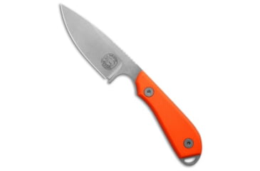 Image of White River Knife &amp; Tool M1-PRO MagnaCut Fixed Blade Knife, 3.00in, CPM MagnaCut, Drop Point Blade, G-10, Orange Handle, Orange/Gray, 7.00 inch, BHQ-195341