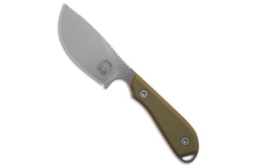Image of White River Knives White River Knives M1-Skinner Fixed Blade Knife Green/Orange G-10 3" Stonewash, Green/Orange, CPM S35VN, adult, BHQ-195340