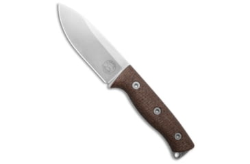Image of White River Knife &amp; Tool Ursus Cub MagnaCut Fixed Blade Knife, 3.50in, CPM MagnaCut, Drop Point Blade, Micarta, Brown Handle, Brown/Gray, 7.60 inch, BHQ-195351