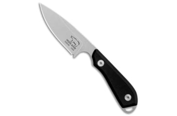 Image of White River Knife &amp; Tool M1 Backpacker Pro Fixed Blade Knife, 3.125in, CPM S35VN, Drop Point Blade, G-10, Black Handle, Stonewash, Black/Gray, 7.00 inch, BHQ-85350