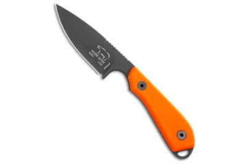 Image of White River Knife &amp; Tool M1 Backpacker Pro Fixed Blade Knife, 3.125in, CPM S35VN, Drop Point Blade, G-10, Orange Handle, PVD, Orange/Black, 7.00 inch, BHQ-110678