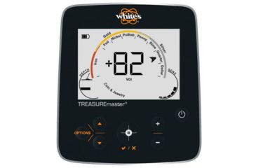 Image of White's Electronics Treasure Master Metal Detector, 9.5 in Concentric Search Coil, Adjustable 46 in - 51 in 800-0345