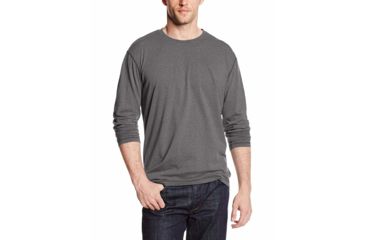 Image of White Sierra Bug Free Jersey Long Sleeve Crew - Mens, Charcoal Heather, Small, T3512M-Charcoal Heather - CHE-SMALL