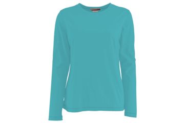 Image of White Sierra Bug Free Jersey Long Sleeve Crew - Womens, Lagoon, Large T3512W-Lagoon - LAG-LARGE
