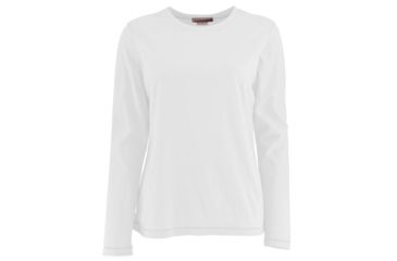Image of White Sierra Bug Free Jersey Long Sleeve Crew - Womens, White, Large, T3512W-White - WHT-LARGE