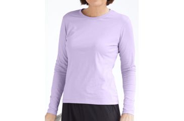 Image of White Sierra Bug Free Jersey Long Sleeve Tee - Women's-Lavender-Small