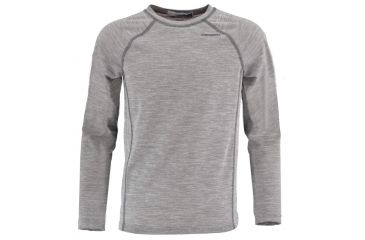 Image of White Sierra Bug Free Long Sleeve Tee - Boys, Heather Gray, Medium, B3261Y-Heather Gray - HGR-MEDIUM