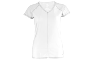 Image of White Sierra Day To Day Tee - Womens-White-Small