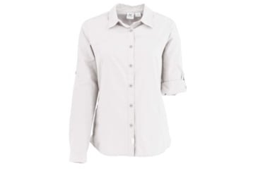 Image of White Sierra Gobi Desert Long Sleeve Shirt - Womens, White, Medium, X4209W-White - WHT-MEDIUM