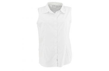 Image of White Sierra Gobi Desert Sleeveless Shirt - Womens, White, Extra Large, D4268W-White - WHT-XL