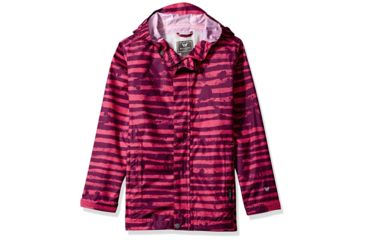 Image of White Sierra JR.Trabagon Printed Rain Shell Jacket-Raspberry-Medium