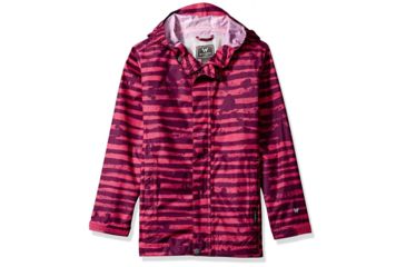 Image of White Sierra JR.Trabagon Printed Rain Shell Jacket-Raspberry-Medium