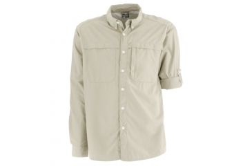 Image of White Sierra Kalgoorlie Cool Touch Long Sleeve Shirt - Mens, Stone, Large, D4765M-Stone - STN-LARGE