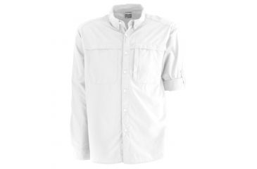 Image of White Sierra Kalgoorlie Cool Touch Long Sleeve Shirt - Mens, White, Extra Large, D4765M-White - WHT-XL