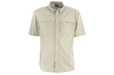 Image of White Sierra Kalgoorlie Cool Touch Short Sleeve Shirt - Mens, Stone, Large, D4764M-Stone - STN-LARGE