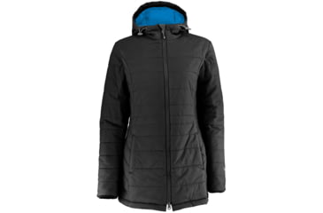 Image of White Sierra Puffy Peak Parka - Womens-Black-Large