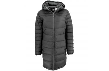 Image of White Sierra Summit Hooded Down Parka - Womens, Black, Medium, T2710W-BLK-MEDIUM