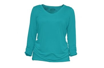 Image of White Sierra Tangier Odor Free 3/4 Sleeve - Womens, Lagoon, Large, D3591W-Lagoon - LAG-LARGE
