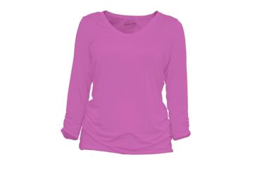 Image of White Sierra Tangier Odor Free 3/4 Sleeve - Womens, Orchid, Small, D3591W-Orchid - ORC-SMALL