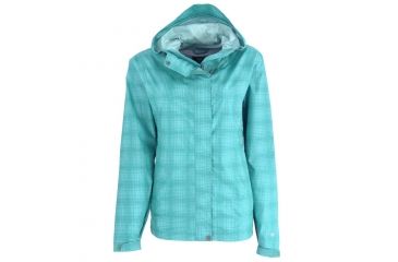 Image of White Sierra Trabagon Rain Shell - Printed - Womens, Aqua, Small, X2207WP-Aqua - AQU-SMALL