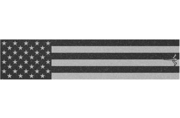 Image of White Water Archery Reflective Arrow Wraps, 5x1.125in, Set of 15, Black American Flag, WWA1102/JT