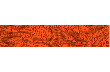 Image of White Water Archery Thin Line Topo Arrow Wraps, 5x1.125in, Set of 15, Fluorescent Orange, WWA1262/OR