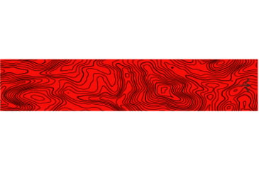 Image of White Water Archery Thin Line Topo Arrow Wraps, 5x1.125in, Set of 15, Fluorescent Red, WWA1262/RD