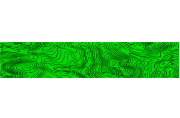 Image of White Water Archery Thin Line Topo Arrow Wraps, 5x1.125in, Set of 15, Fluorescent Green, WWA1262/GR