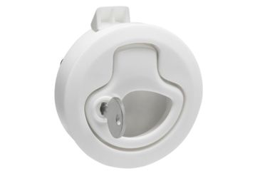 Image of Whitecap Compression Handle Stainless Steel/White Nylon Locking - 1/4 Turn 74565