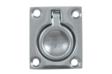 Image of Whitecap Flush Pull Ring - CP/Brass - 1-1/2" x 1-3/4" 50429