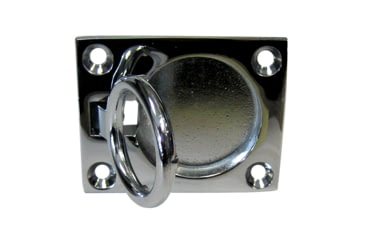 Image of Whitecap Flush Pull Ring - CP/Brass - 2" x 2-1/2" 50431