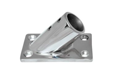 Image of Whitecap O.D. 45 Rectangle Base SS Rail Fitting 1" 44639