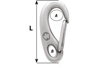 Image of Wichard Marine Safety Snap Hook - 50mm, 2480