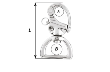 Image of Wichard Marine Webbing Snap Shackle - 3-1/8in, 2374