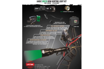 Image of Wicked Hunting Lights A48iC Bow Hunting Light Kit, Green, W2048
