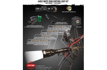Image of Wicked Hunting Lights A48iC Bow Hunting Light Kit, White, W2050