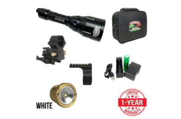 Image of Wicked Hunting Lights A55iC LED White Night Hunting Light Kit, Black, W2105