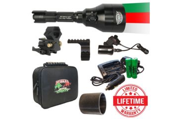 Image of Wicked Hunting Lights A67iC 3-Color-In-1 Night Hunting Gun Light Kit, Green/Red/White, W2021