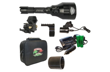 Image of Wicked Hunting Lights A67iC LED 3-Color-In-1 Night Hunting Light Kit, Black, W2021