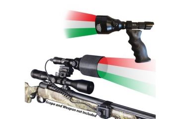 Image of Wicked Hunting Lights A67iC 3-Color-In-1 Predator Pursuit Flashlight Pack, Green/Red/White, W2023