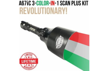 Image of Wicked Hunting Lights A67iC 3-Color-In-1 Scan Plus Kit, Green/Red/White, W2020