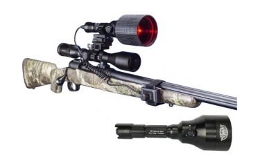 Image of Wicked Hunting Lights A67iC and ScanPro iC 3-Color-In-1 Night Hunting Light and Headlamp Combo Kit, Green/Red/White, W2053