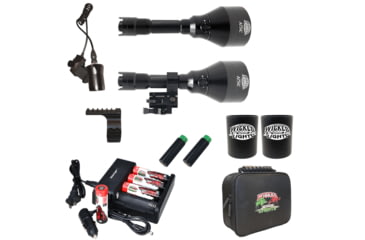 Image of Wicked Hunting Lights A75iC 4-Color-In-1 Predator Pursuit Pack, Green, Red, White, 850nm Infrared, W2084