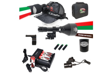 Image of Wicked Hunting Lights A75iC LED &amp; ScanPro iC LED 3-Color-In-1 GEN4 Combo Kit, Black, W2106