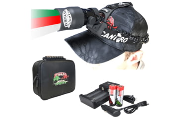 Image of Wicked Hunting Lights ScanPro iC 3-Color-In-1 GEN 2 Night Hunting Headlamp Kit, Green, Red, White, W2069