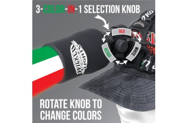 Image of Wicked Hunting Lights ScanPro iC 3-Color-In-1 GEN4 LED Night Hunting Headlamp, Black, W2100