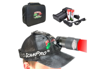 Image of Wicked Hunting Lights ScanPro iC GEN 2 Night Hunting Headlamp Kit, Red, W2063