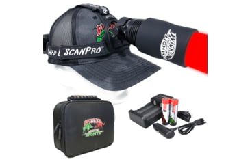 Image of Wicked Hunting Lights ScanPro iC GEN4 LED Red Night Hunting Headlamp, Black, W2102