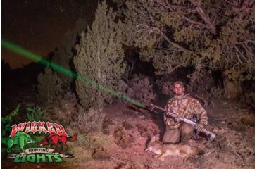 Image of Wicked Hunting Lights W403iC Deluxe Night Hunting Light Kit, Green/Red/White, W2015
